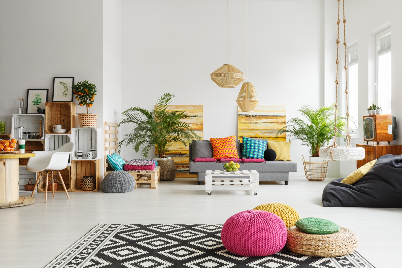 Loft living room